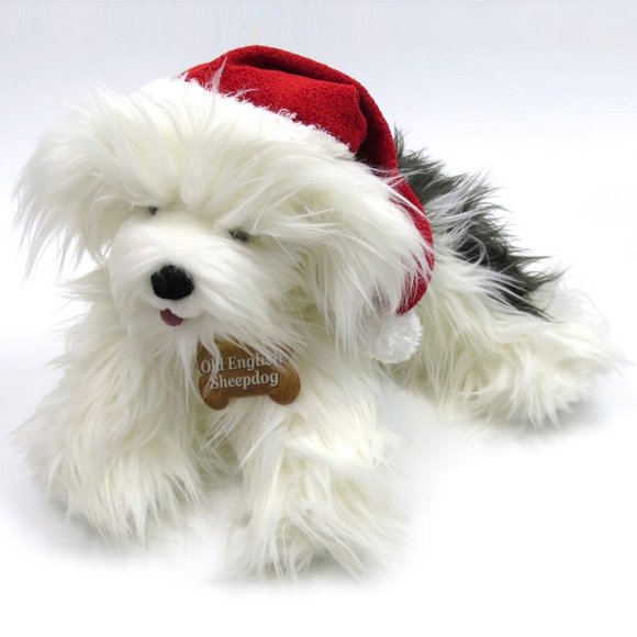 Gund Holiday Sheepdog Plush - Picture 1 of 11